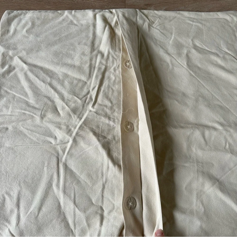 NWOT New Pottery Barn Suzani 100% Cotton Canvas Pillow Cover 24”x24”